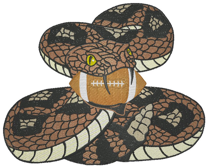 SNAKE WITH FOOTBALL